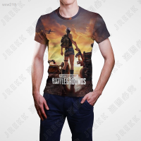 2023 2023 New Summer Streetwear Tees Pubg t Shirt Men Cotton Short Sleeve T-shirt Printed Cool Fashion Casual Tops Unisex