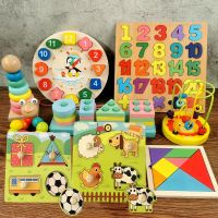 Montessori Baby Toys 0 12 Months Wooden Toys Puzzle Beads Early Educational Toy for Children 1 2 3 Year Boys Girls Xylophone