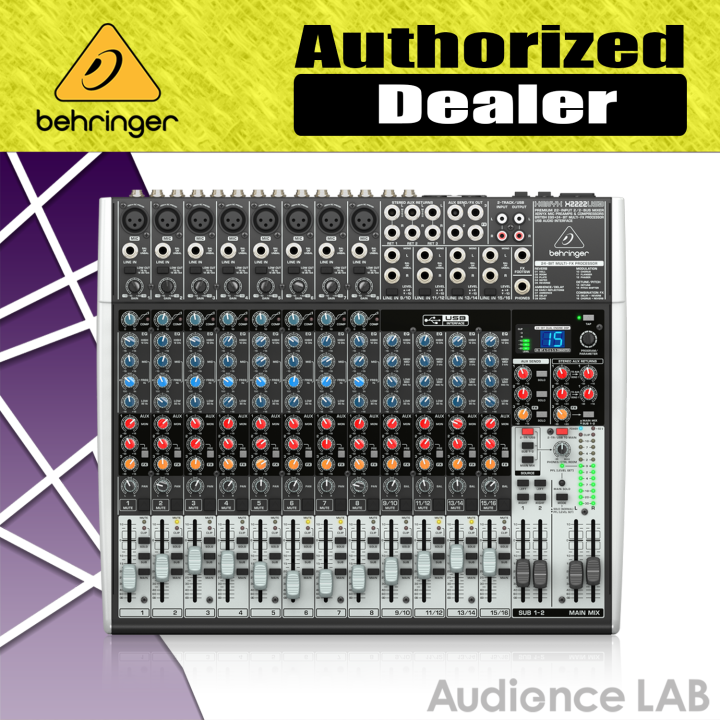Behringer XENYX X2222USB Premium 22Input 2/2Bus Mixer with XENYX Mic
