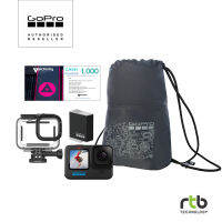 GoPro HERO10 Black ชุดกล้อง Dive Power Bundle Set เซ็ทกล้องแอคชั่นแคม พร้อมอุปกรณ์เสริม Drawstring Bag,Enduro Batterry ,Protective Housing