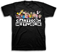 เสื้อยืดผู้ชาย Cartoon Network Mens Throwback Shirt - Jonny Bravo, Dexters Laboratory, Ed, EDD &amp; Eddy Tee - Throwback Classic T-Shirt t shirt men cotton แขนสั้น เสื้อยืดผู้ชาย