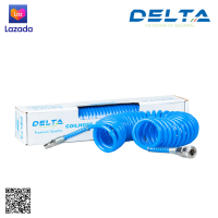 สายลมคุณภาพสูง DELTA เกรดพรีเมี่ยม สายลมสปริง PU /  Premium quality Spring PU air hose for air tools