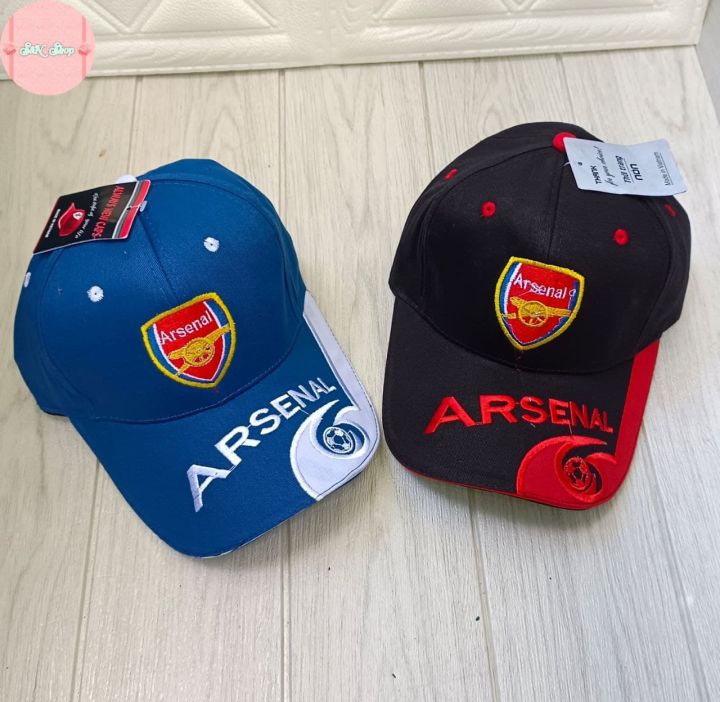 หมวกสโมสร-อาร์เซนอล-หมวกฟุตบอล-หญิง-ชาย-เครื่องแต่งกาย-สินค้าพร้อมส่ง-หมวก