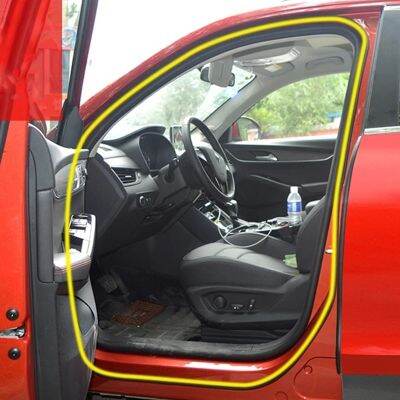 ；‘【】- 5Meters Double Layer B Shape Car Door Seal Strips Sticker Anti-Dust Soundproof Car Seal Strong 3M Adhensive Ruer Seals Strip