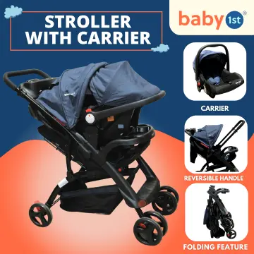 Plastic baby carrier with sales handle