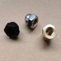 ◄ Hex Acorn Cap Nut M3 M12 Carbon Steel stainless steel /Black Zinc Plated/ brass Hexagon Cap Nuts Dome Cover Nuts Acorn Nuts