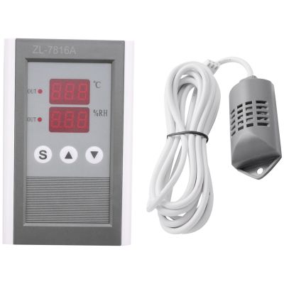 Zl-7816A,12V,Temperature &amp; Humidity Controller,Thermostat And Hygrostat,Incubator Humidity,Incubator Controller