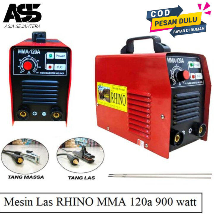 Promo Rhino Mesin Trafo Las Inverter Watt Mma Travo Las Inverter