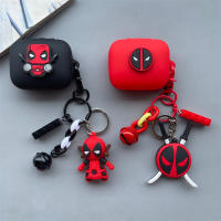 [ในสต็อก] Sonys Linkbuds WF-L900ซิลิโคนหูฟังปก Deadpools ไร้สายบลูทูธหูฟังแขนป้องกันการ์ตูนป้องกันการล่มสลายซิลิโคนกรณี