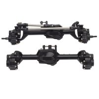 Metal Integrated Front and Rear Portal Axle Housing Set for Traxxas TRX4 TRX-4 1/10 RC Crawler Car Accessories Assembly