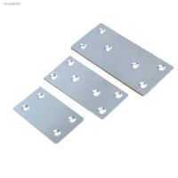 ☼✕♙ 4Pcs Stainless Steel Corner Code Connector Board Plane Connection Code Flat Plate Table Chair Flat Angle Code Word Fixed Piece