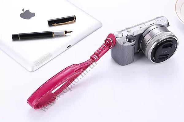 pu-pink-camera-wrist-hand-strap-for-mirrorless-สายคล้องข้อมือกล้องสายหนัง-สีชมพู