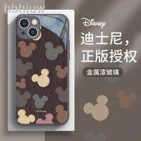 ♤คอส♂เหมาะสำหรับ Iphone13เคสโทรศัพท์มือถือใหม่ดิสนีย์ Apple 14Promax Net การ์ตูนสีแดง Mickey 11ซอกสูง