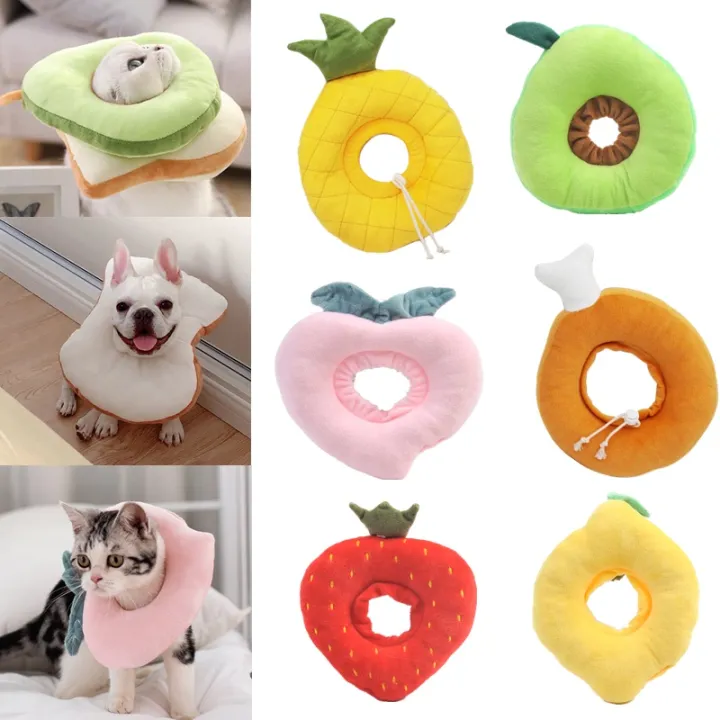 Hamster Recovery Protection Cone Collar - Adjustable Soft Fabric Elizabeth Collar For Small Animals (Bright Pink, L)