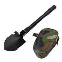 BLACK Multi-Function Folding Military Shovel Folding Shovel Survival Spade Trowel Shovel Outdoor Camping Tactical Shovel Garden Tools