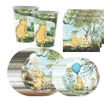 Winnie the Pooh Birthday or Baby Shower Theme Cup and Straw Favors VARIETY