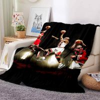 Jordan No. 23 Planet Blanket NBA Sofa Office Nap Air Conditioning Soft Keep Warm Customizable O9