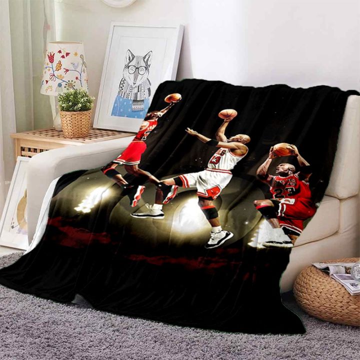 jordan-no-23-planet-blanket-nba-sofa-office-nap-air-conditioning-soft-keep-warm-customizable-o9