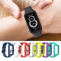 ☒☒ Pasek silikonowy do bransoletki Huawei Band 6 Smart Rubber Watchband dla zespołu Honor 6 zegarek Smartwatch sportowy pasek do zegarków