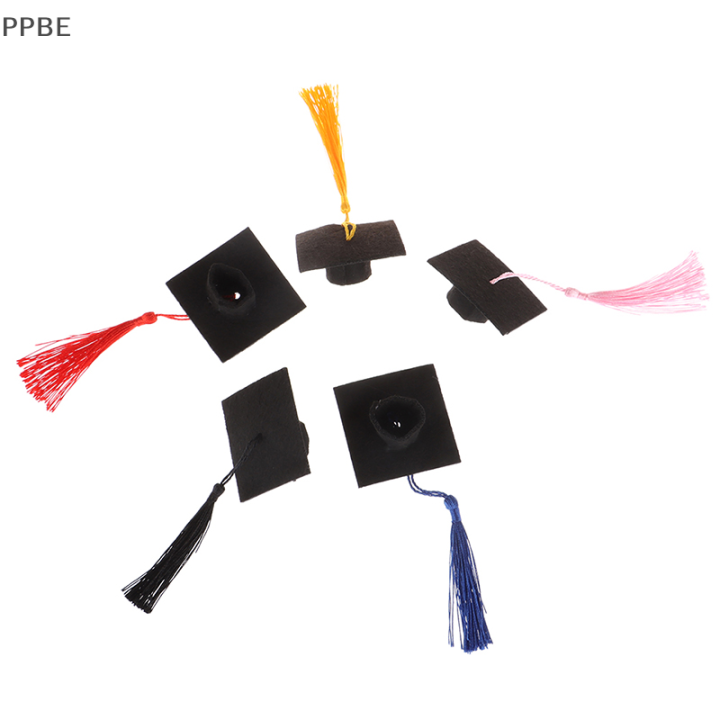 ppbe-1pc-graduation-hat-mini-ปริญญาเอกหมวกเครื่องแต่งกาย-graduation-cap-กับพู่กัน