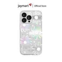 Kate Spade New York Protective Hardshell Case for iPhone 13 Pro - Daisy Iridescent (ของแท้) By Jaymart