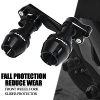 For Yamaha NMAX155 NMAX 155 accessories Front Fork Wheel Fall Muffler Frame Protection Frame Slider Anti Crash Protector