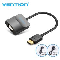 Vention HDMI to VGA Adapter Converter Cable Analog Video Audio with micro USBaux interface for Xbox 360 PS4 PC Laptop TVBox hot Adapters