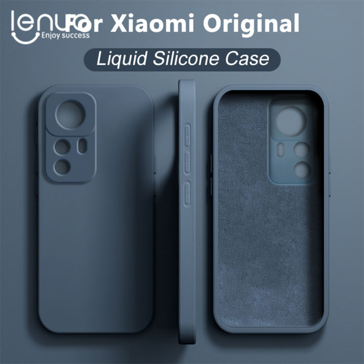 Luxury Original Square Liquid Silicone Phone Case For iPhone 12 11