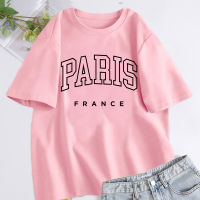 Hotwโอมาน S T เสื้อ Paris France T เสื้อผู้หญิงลำลองผ้าฝ้ายแฟชั่น Graphic Tees Streetwear 90S Aesthetic เสื้อผ้าขนาดใหญ่ Tops