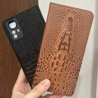 กระเป๋าเงินแบบกลับด้านได้หนังแท้ติดเคสครอบโทรศัพท์หนังแม่เหล็กสำหรับ Xiaomi Redmi Note 12 S 12 Pro Plus 4G 5G Note12ทั่วโลก S 128/256