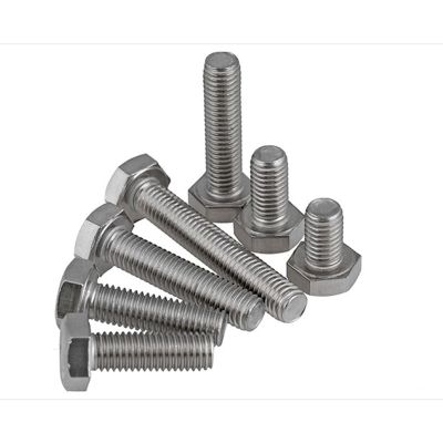 {Haotao Hardware} สแตนเลส Hex Head Screw/ DIN933เต็มฟัน Hex Bolt/ สกรู M6x8 150มิลลิเมตร10ชิ้น