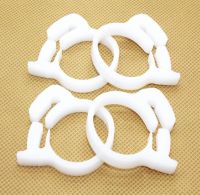 ஐ 50pcs Plastic hose hoops Nylon strap throat hoop Plastic pipe clamp 10.4-11.4mm