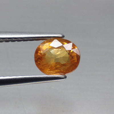 พลอย แซฟไฟร์ บุษราคัม แท้ ธรรมชาติ ( Natural Yellow Sapphire ) 1.11 กะรัต