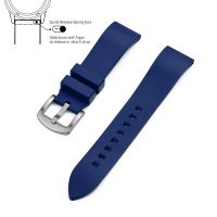 （A New Well Sell ） New Fluoro Rubber Watchband 20mm 22mm 24mm Dustproof FKM Quick Release Watch Strap For Men 39;s Diving Watches Accessories