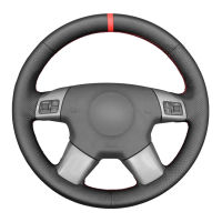 Leather Marker Car Steering Wheel Cover For Opel Vectra C 2002-2005 Signum 2003-2005 Vauxhall Vectra Signum Holden Vectra 2004