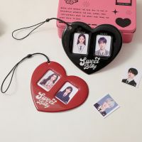 Two-inch Certificate Photo Holder Love Bean Card Holder Double Card Holder Love-themed Card Holder Card Wallet