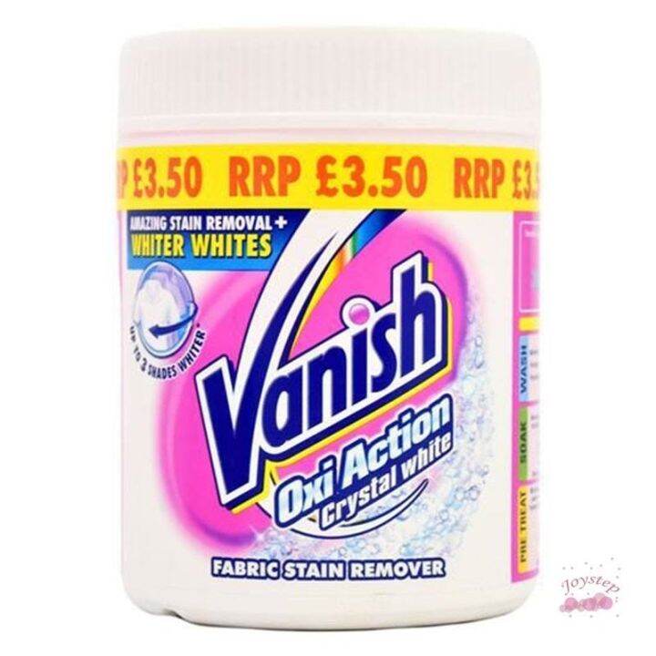 Vanish stainfree oxygenbased whitening and stainremoving laundry