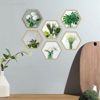 ✔﹍ Hot Sale Potted Plant Illustration Decorative Sticker Wall Stickers Self-Adhesive Plant Flowers Pvc Living Room Wall Decals