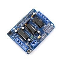 【New-store】 Azam Sons แผงมอเตอร์ขับเคลื่อน L293D แบบคู่สำหรับ Arduino Duemilanove แผง Gratis Ongkir มอเตอร์ไดรฟ์