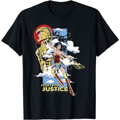 Wonder Woman DC Comics T-Shirt 1984 Fight For Justice Portrait T-Shirt