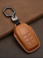 Leather Key Case Cover Shell For Toyota Camry Corolla RAV4 Prius CHR C-HR Corolla Avalon GT86 2018-2020 Protector Cover Keychain