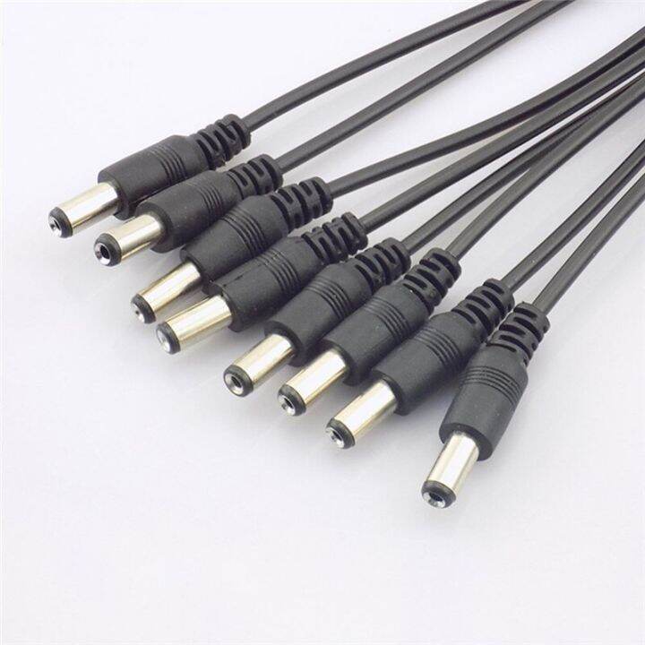 12v-1-female-to-2-3-4-5-6-8-male-way-dc-power-splitter-adapter-connector-plug-cable-5-5mm-2-1mm-for-cctv-camera-led-strip-lights-wires-leads-adapters