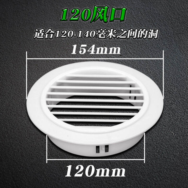 Ventilation cover, air conditioning hole decoration cover, circular fan