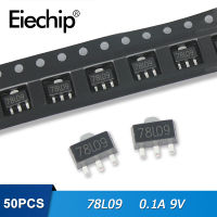 ทรานซิสเตอร์50ชิ้น/ล็อต78L09 SOT-89,ตัวควบคุมแรงดันไฟฟ้า0.1A 9 V