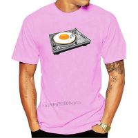 Dj Egg Mens Funny Djing Music Party Bbq Decks Vinyl Record Player High Quality Tee Summer hot-selling fashion and handsome men t shirt  H8KG