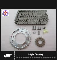 HONDA CB72 CB77 FRONT (14T) &amp; REAR (30T) SPROCKET &amp; DRIVE CHAIN 530/120 SET  #โซ่ และ สเตอร์หน้า 14ฟัน สเตอร์หลัง 30ฟัน