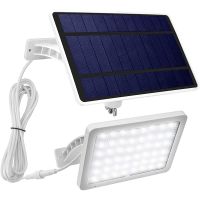 48 LED Solar Lights Outdoor Solar Powered Porch Lights Garden Lamp Waterproof Lighting for Barn Garage Wall Yard