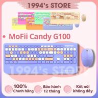 Bộ Chuột và Bàn Phím Giả Cơ Không Dây MOFii Candy G100 Slim 2.4Ghz thumbnail