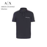 AX Armani Exchange เสื้อโปโลผู้ชาย รุ่น AX 6RZFLD ZJYCZ1583 - สีกรมท่า