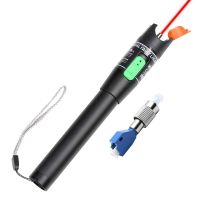 ❧♦﹊ Visual Fault Locator 30MW Optic Fiber Cable Tester With FC Male To LC Female Adapter 30KM Red Light Source Meter